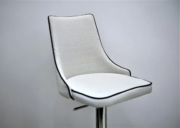 white rolling chair